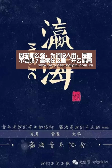 周瑜那么强,为何没人用,是都不会吗?答案在这里‘开云体育下载’(图3) 开云官网